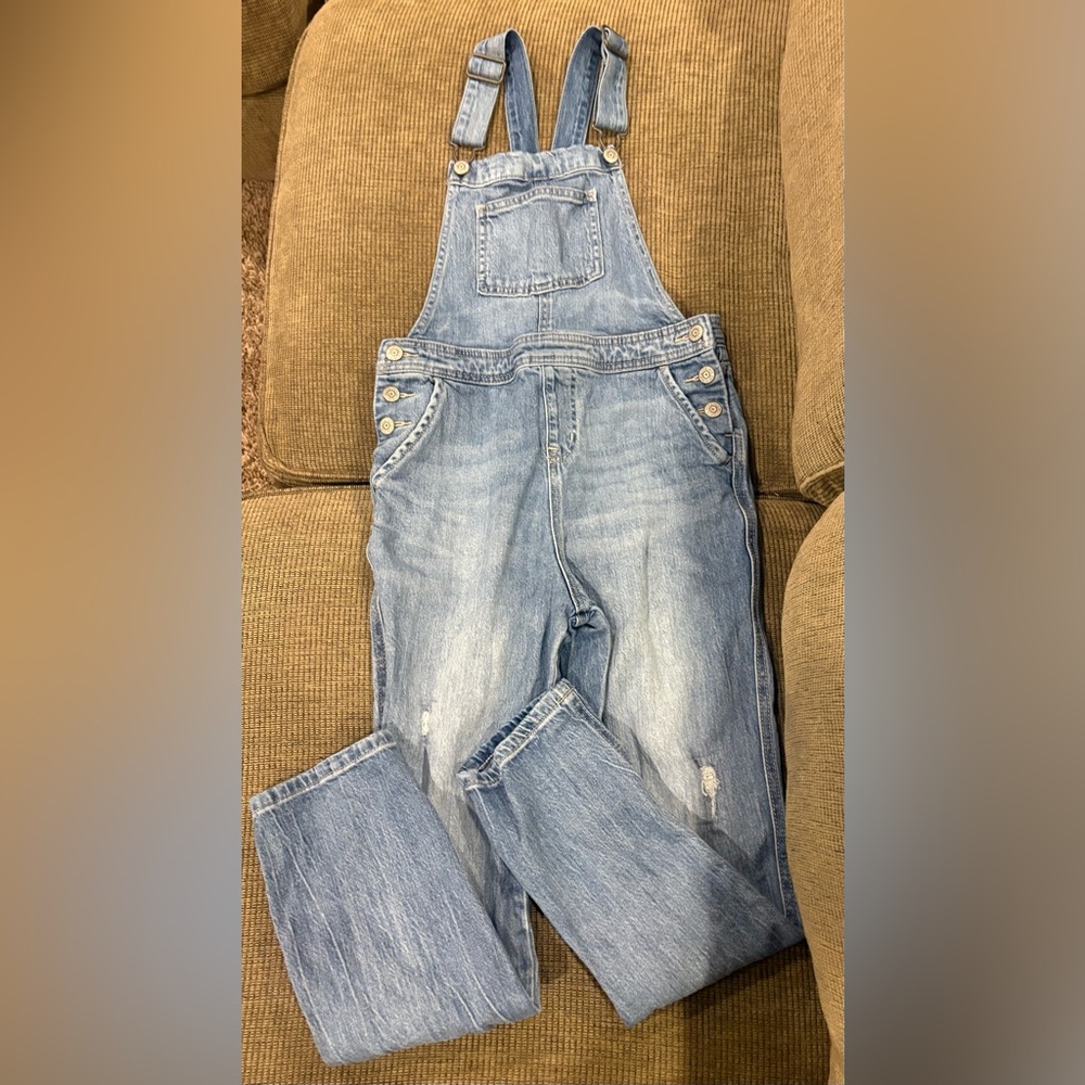 Cat & Jack Kids Blue Denim Overalls